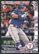 2019 Bowman #88 Ronald Guzman Texas Rangers 3479