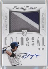 2015 National Treasures Rookie Colossal Signatures 76/99 Lane Adams #14 Auto i5q
