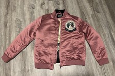 Scotch Soda Satin Bomber Jacket Pink XL Brand NEW