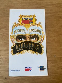 MICHAEL JACKSON Dangerous Tour 1992 promotional leaflet Excellent conditon
