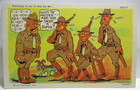 WWII POSTCARD SOLDIERS, EVERYBODY IS OUT OF STEP BUT ME, ARE YUH DEEF N DUMB? — photo 1