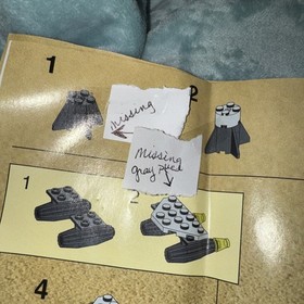 LEGO Space Unitron 1787 Crater Cruiser w Instructions 1995 Incomplete Pls Read