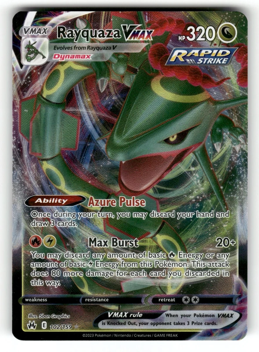 Rayquaza VMAX Pokémon TCG Cards for sale | eBay