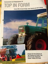 Prospekt Fendt Farmer GT Schlepper Traktoren Marktoberdorf Allgäu Top in Form