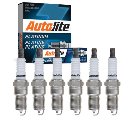 6 pc Autolite Platinum Spark Plugs for 2006-2011 Chevrolet Impala 3.5L 3.9L qg