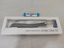 FEATHER Professional Artist Club SS Straight Leather Black ACS-RB Men's Razor