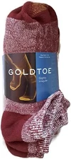 GoldToe Men's 656f Socks No Show 6-Pk Breathable Soft Cotton Blend - All Colors