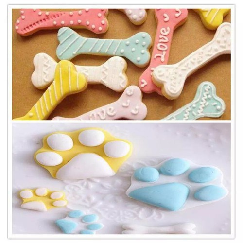 4 Teile/satz Hundeknochen Geformt Keks Kuchen Cookie Cutter Form - Bild 6 von 11