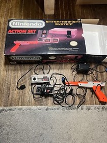 Nintendo NES Action Set Console In Box CIB Complete