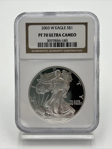 2003-W American Silver Eagle Proof NGC PF 70