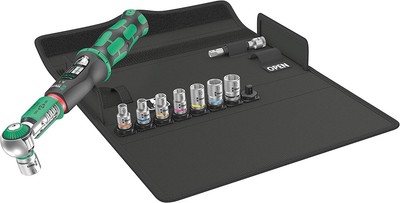 Wera 075830 Drehmomentsicher A1 Set1 Wendebar 1/4'''' Dr Drehmomentschlüssel Set 2-12Nm 