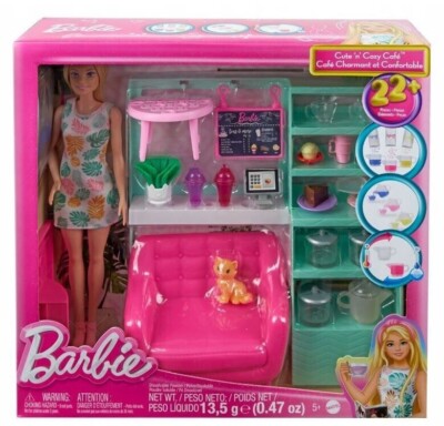 BARBIE Doll Relaxation in the Cafe set HKT94 Mattel | eBay