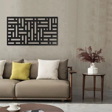 Outdoor/Indoor Patio Fence Screen Panel Metal Laser Cut Privacy Screen Panel