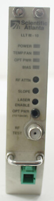 Scientific Atlanta LLTIII-10 Fiber Optic Transmitter LL-13TXF-10-SA 253927