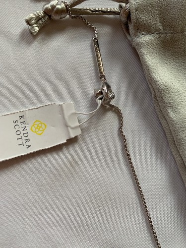 BNWT Kendra Scott Airella Silver Choker/Statement Necklace Lilac Mix Crystal/shi - 第 6/12 張圖片
