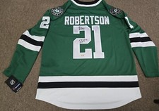 Jason Robertson Signed Robo Dallas Stars Green Fanatics Hockey Jersey Beckett
