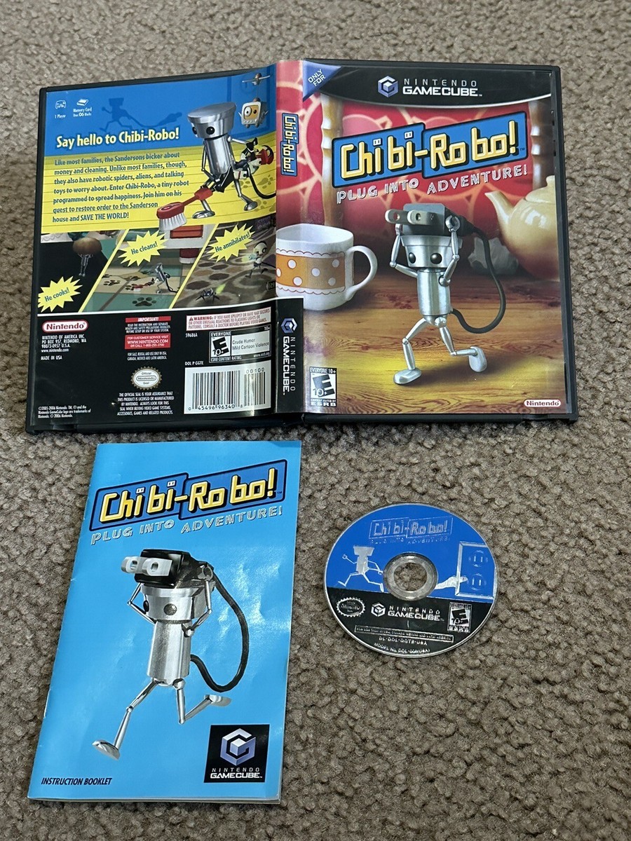 Chibi-Robo (Nintendo GameCube, 2006) Excellent- Complete - Tested