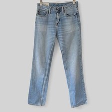Abercrombie Kids Boys Slim Straight Jeans Size 16 Slim Blue Denim Pockets