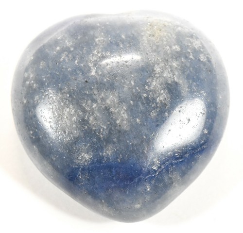 29mm Blue Aventruine Heart Polished Gemstone Quartz Crystal Mineral China (1PC) - Imagen 8 de 10