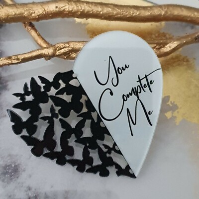 Ich liebe dich Geschenke Frau Mann Valentinstag Partner YOu Complete Me Freundin