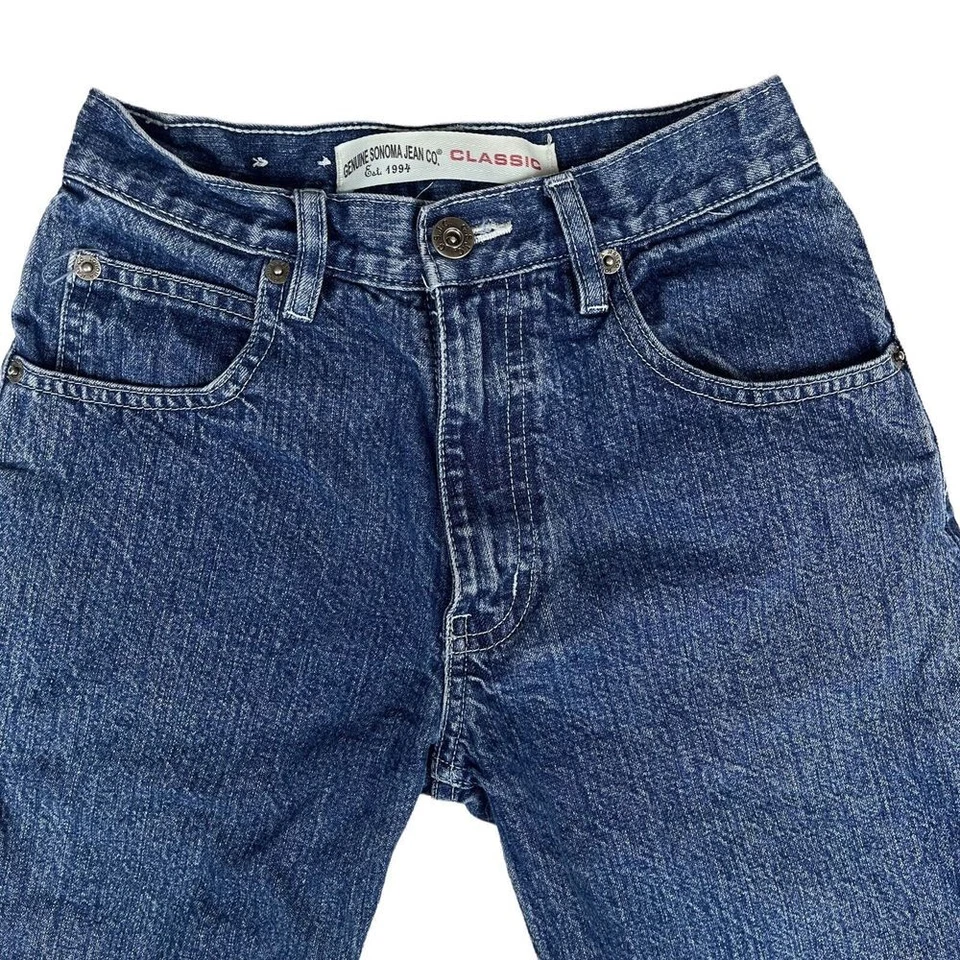 Pantalones Cortos Denim Genuinos Sonoma Jean Co Clásicos Niños Talla 10 DELINGADOS (L10263) Foto 2 de 4