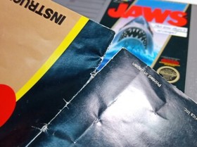Jaws NES (Nintendo, 1987) Box, Manual, Cartridge - RARE & TESTED