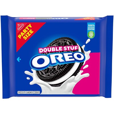 OREO Double Stuf Chocolate Sandwich Cookies - 26.7oz