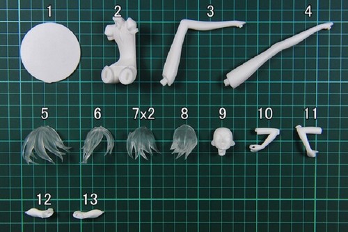 Land of the Lustrous Shinsha 1/9 Unpainted GK Model Unassembled Figure Resin Kit - Picture 2 of 7
