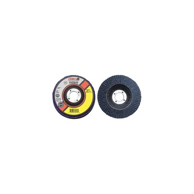 CGW Abrasives Flap Discs Z3 -100% Zirconia 60 Grit 7/8'' Arbor Diameter Type 29