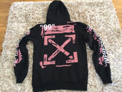OFF-WHITE IMPRESSIONISM パーカー ブラック OFF-WHITE 99 Impressionism hoodie sweatshirt ladies' size XL | eBay