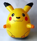 RARE VINTAGE 90'S POKEMON PIKACHU INFLATABLE FIGURE TOY HEAVY BASE 33CM/13" NEW!