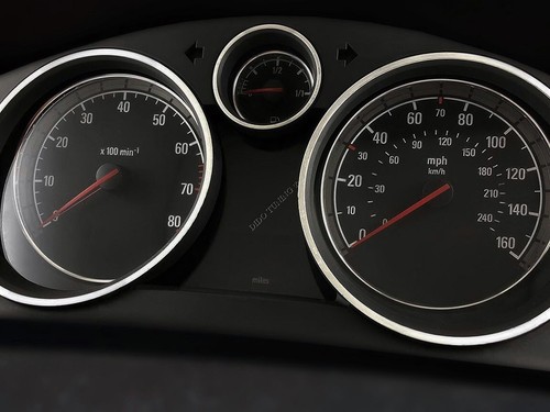 Ajustes: Anillos velocímetro de aluminio pulido Opel mk5 H 2004-2010 x3 - Imagen 8 de 9
