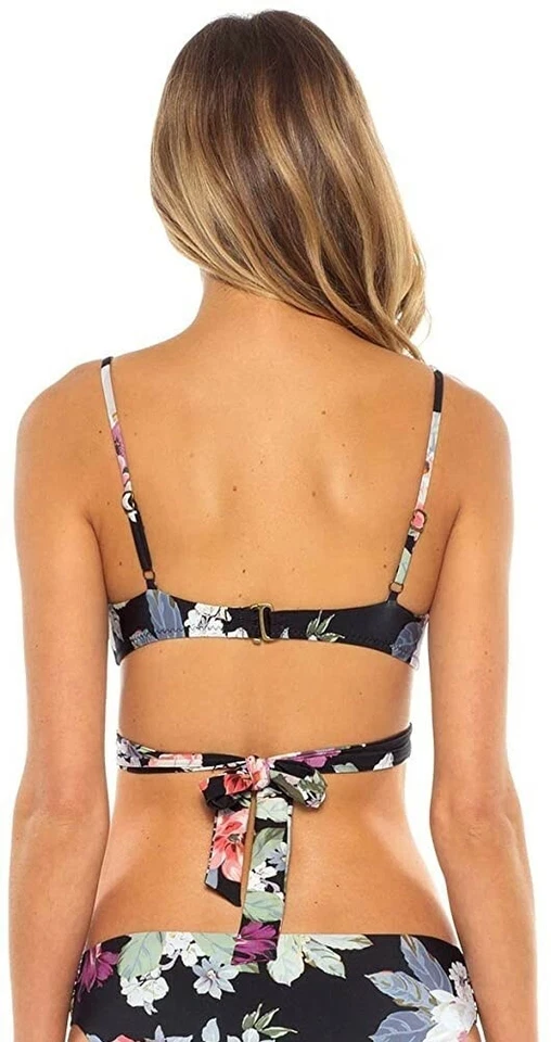 Becca by Rebecca Virtue Women's 236479 Classic Bikini Top Multi Swimwear Size L - Image 2 of 2