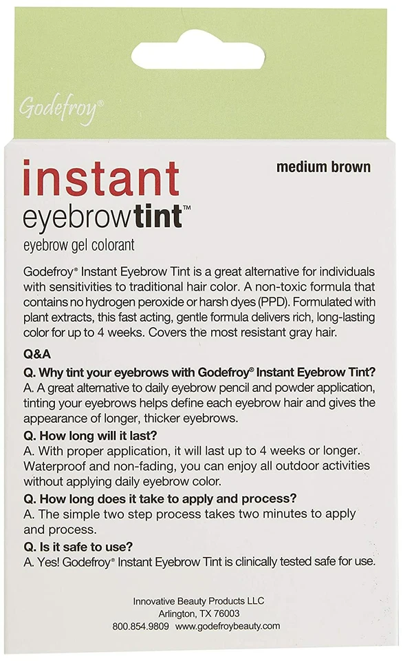Kit de 3 aplicaciones Godefroy Instant Eyebrow, elige tu color, Foto 2 de 4