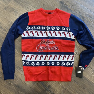 MLB Louis Cardinals Baseball Ugly Christmas Holiday Sweater Size Medium  NWT