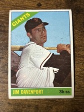 1966 Topps - #176 Jim Davenport