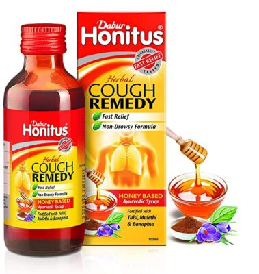 Dabur Honitus Cough Syrup - 200ml | Fast Relief from just 15 mins