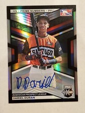 DARIEL DURAN 2023 Elite Extra Edition PRIME NUMBERS B AUTO #'d 3/60 DPL