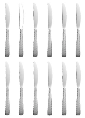 World Tableware Chivalry Pinched Bolster 9'' Dinner Knife 12PK