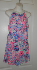 Lilly Pulitzer  Gianni Skort Romper Prosecco Pink Make A Splash XS