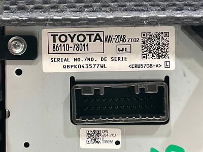 2017 Lexus NX200 Information Display 7'' Screen Front Dash Unit