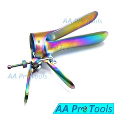 Multi-Titanium Color CUSCO Anal Vaginal Dilation Speculum Large A Quality