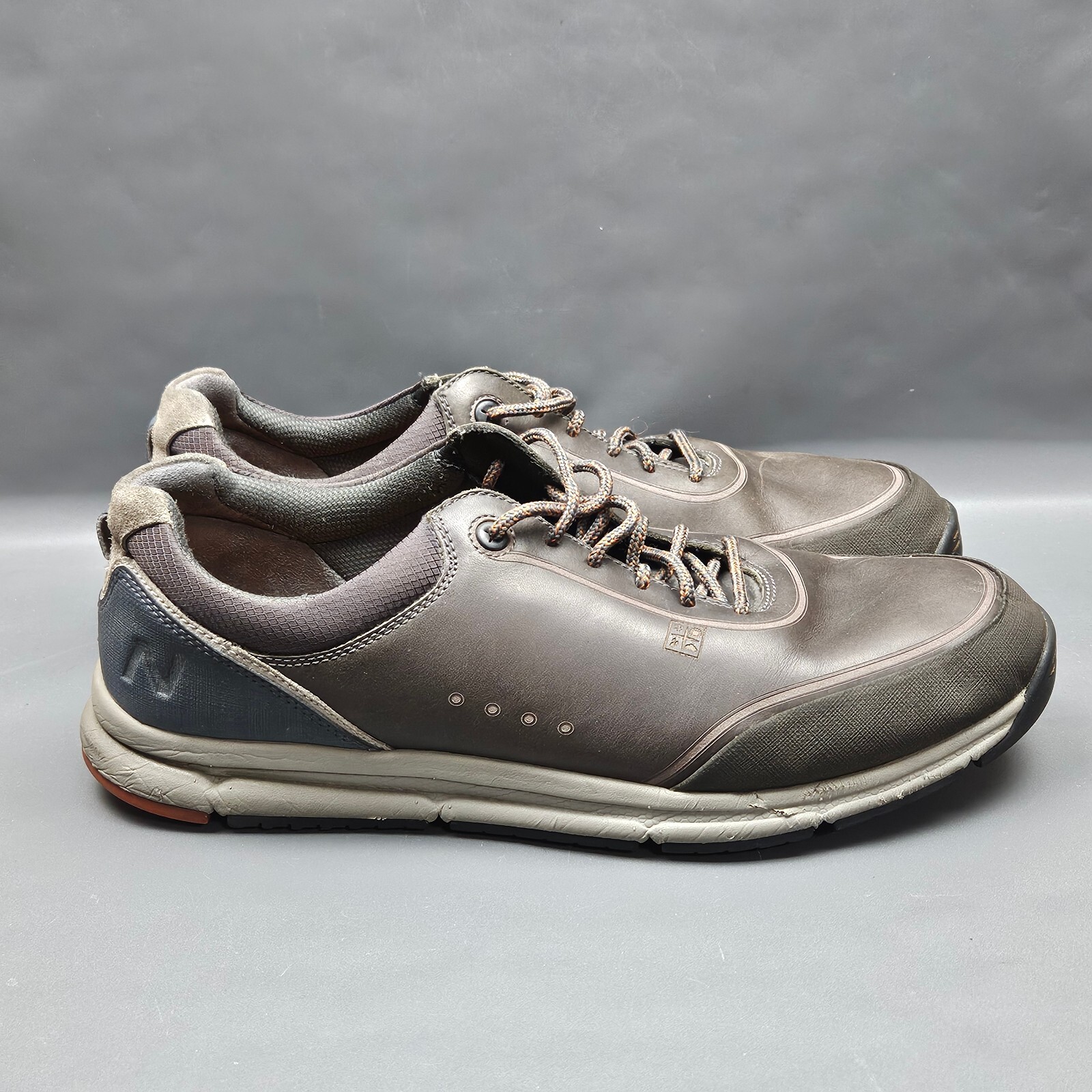 New Balance 983 Mens Hiking Shoes Size 14 EE Brown Leather All Terrain Sneakers