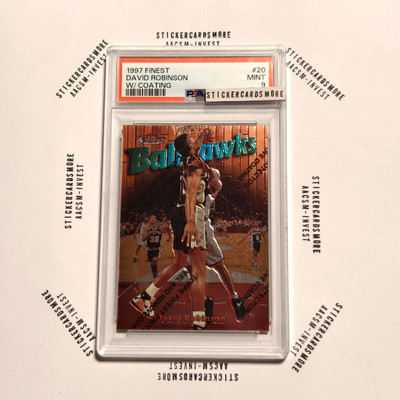 David Robinson Topps Finest W/Coating 20 NBA 1997 PSA 9 MINT
