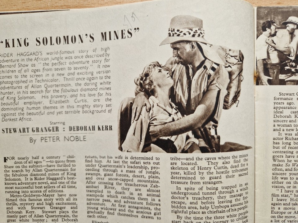 ABC Film Review Magazine February 1951 Ruth Roman Jane Wyman Virginia