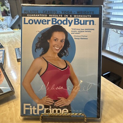 Fit Prime Lower Body Burn DVD Melissa Grill Pilates - Cardio - Yoga - Weights