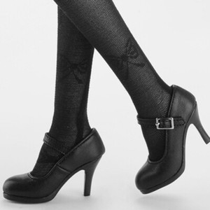 Basic Shoes Dollmore 1//3 BJD SD Enamel Black Shoes high heels
