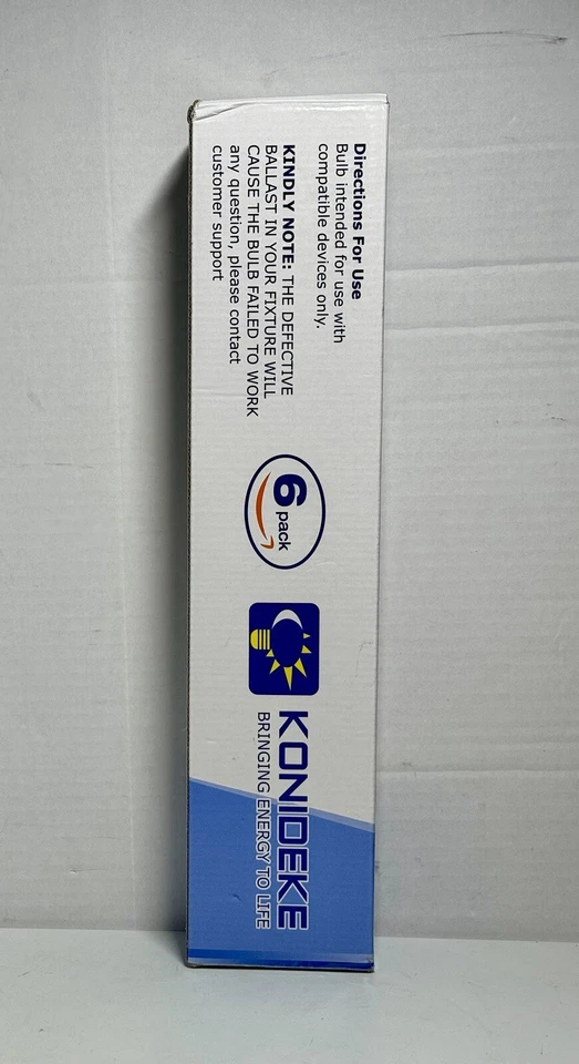 6-Pack 18 Inch F15T8 Fluorescent Light Bulbs - Image 2 of 3