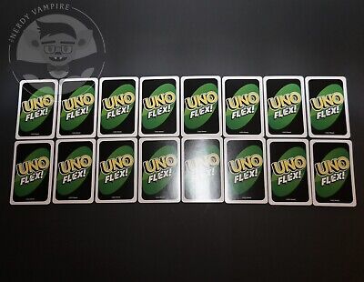 Mattel UNO FLEX, All 16 WILD Cards