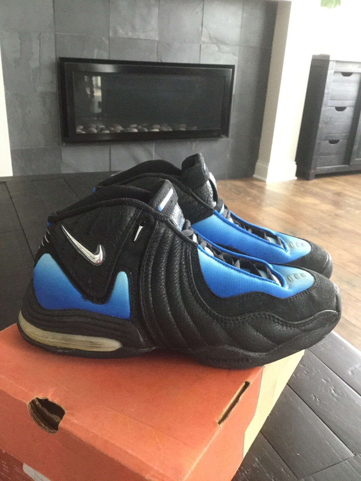 Vintage 1999 Nike Air Garnett III Basketball Shoe Regal Blue 830165-001 SZ  .ng